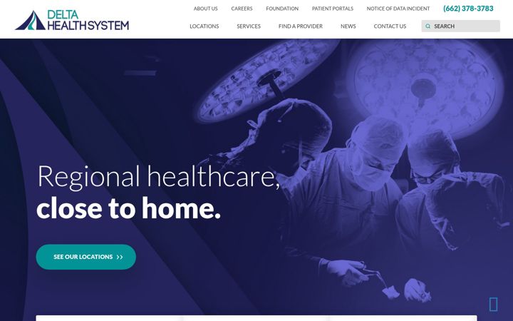 Screenshot of alliancecancercenter.com