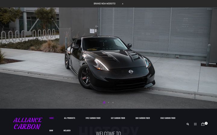 Screenshot of alliancecarbon.com