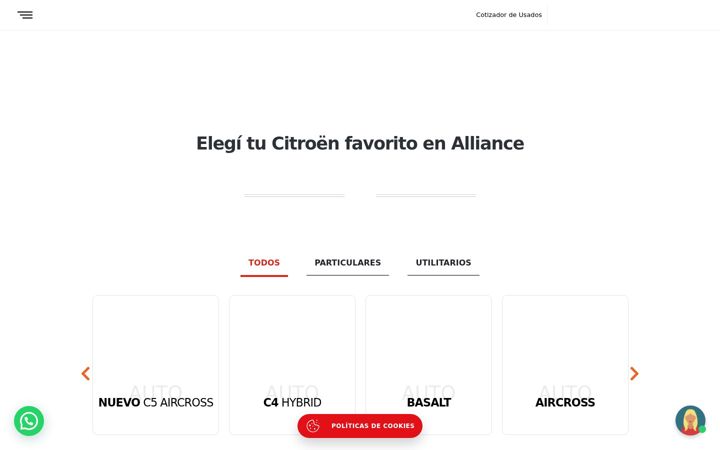Screenshot of alliancecitroen.com.ar