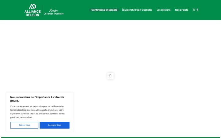 Snímek obrazovky alliancedelson.com