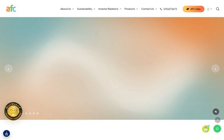 Screenshot of alliancefinance.lk