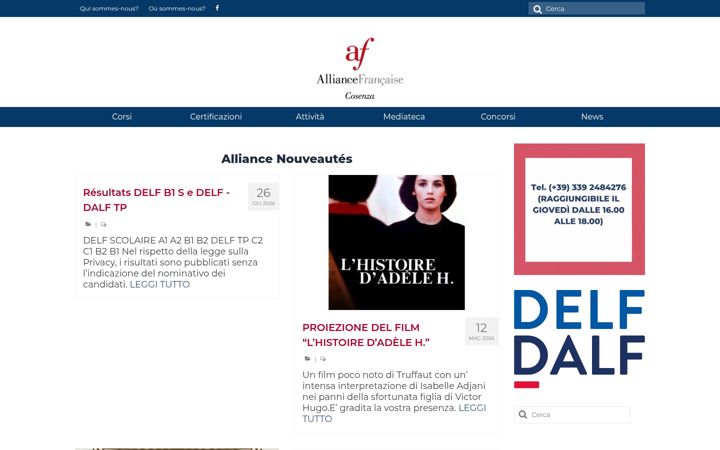 Screenshot of alliancefrcs.it