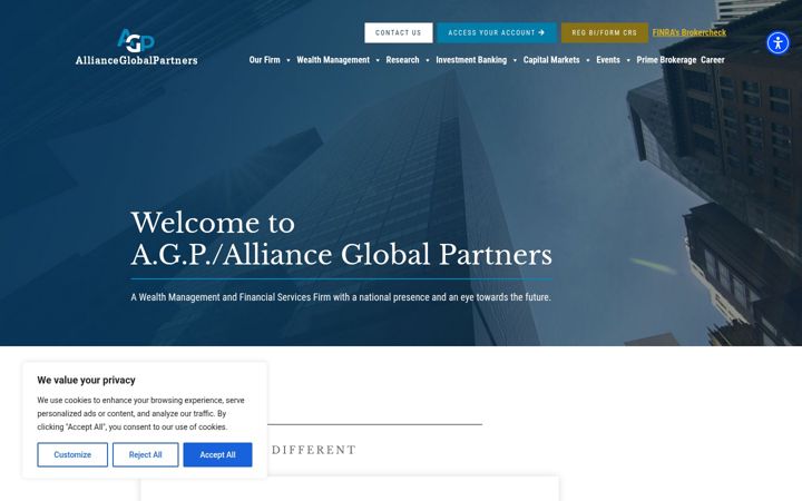 Screenshot of allianceg.com