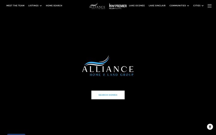 Screenshot ta' alliancehomeandlandgroup.com