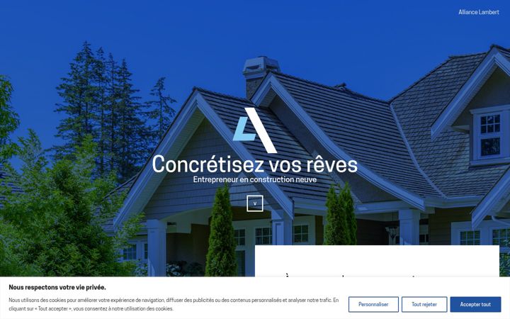 Screenshot of alliancelambert.com