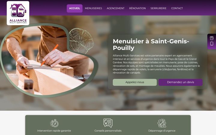Screenshot of alliancemulti-services.com