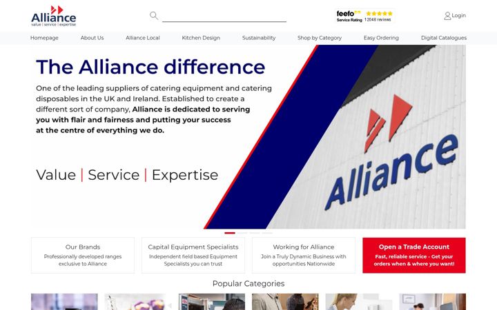 Screenshot of alliancenational.co.uk