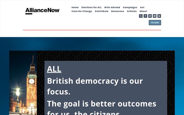 Screenshot von alliancenow.uk