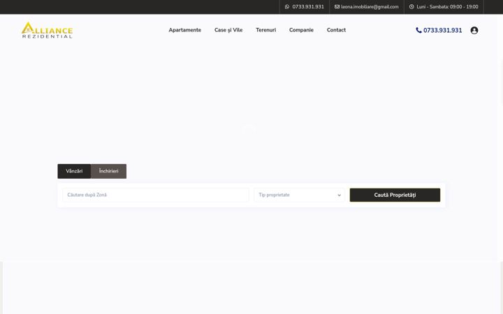 Screenshot of alliancerezidential.ro