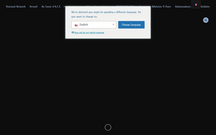 Screenshot of alliances-celestes.com