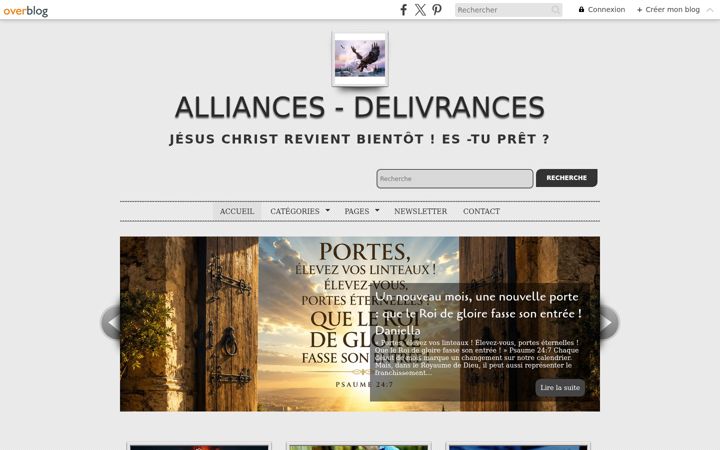 Screenshot of alliances-delivrances.com
