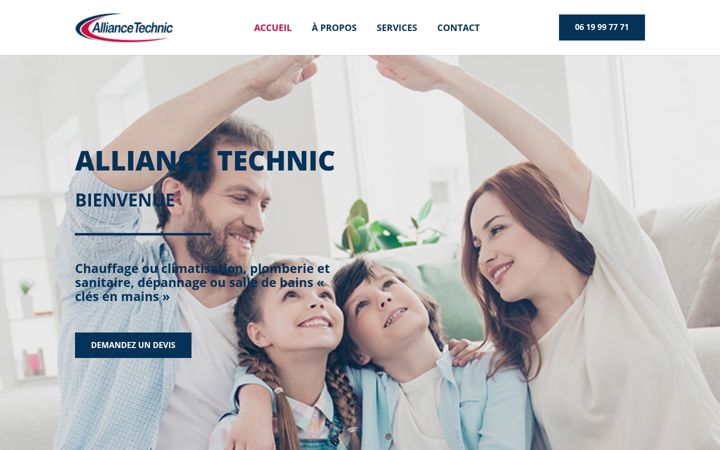 Screenshot of alliancetechnic.com