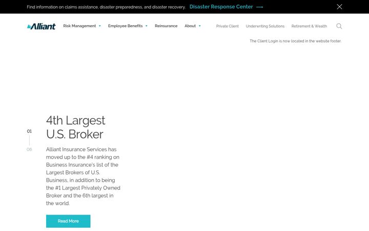 Screenshot of alliant.com