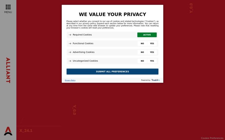Screenshot of alliantconstruction.com