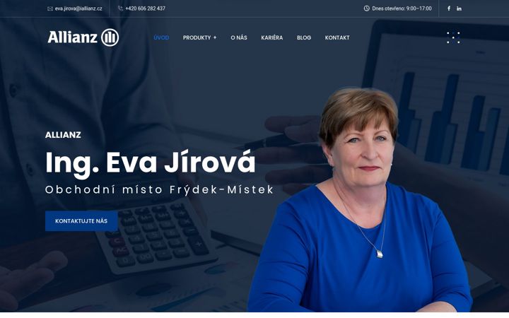 Screenshot of allianz-frydek.cz