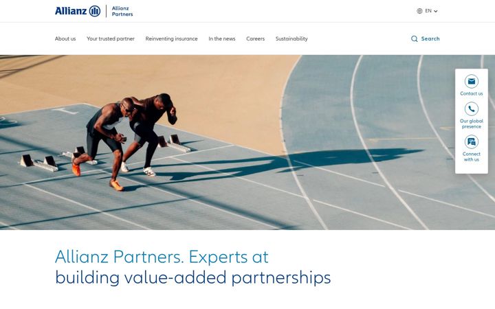Screenshot of allianz-partners.com