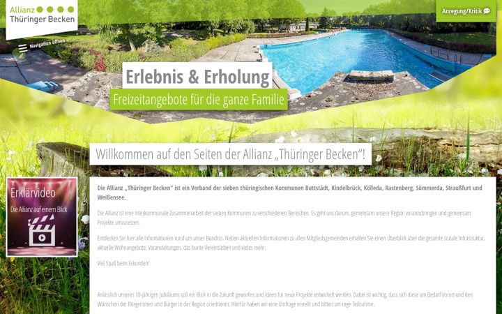 Screenshot of allianz-thueringer-becken.de