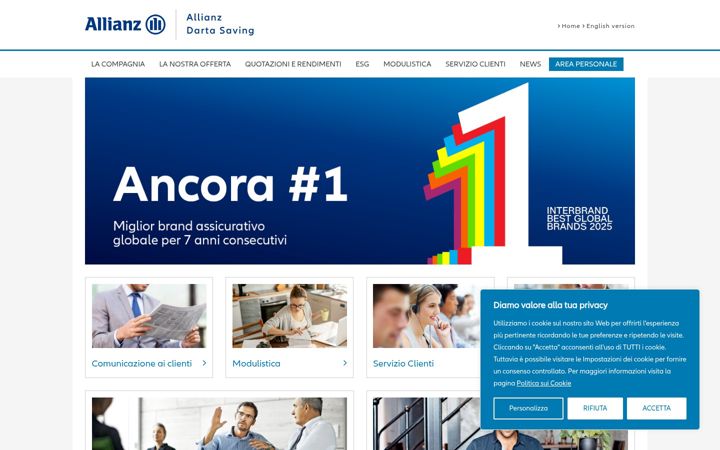 Screenshot of allianzdarta.ie