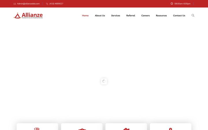Screenshot of allianzecares.com