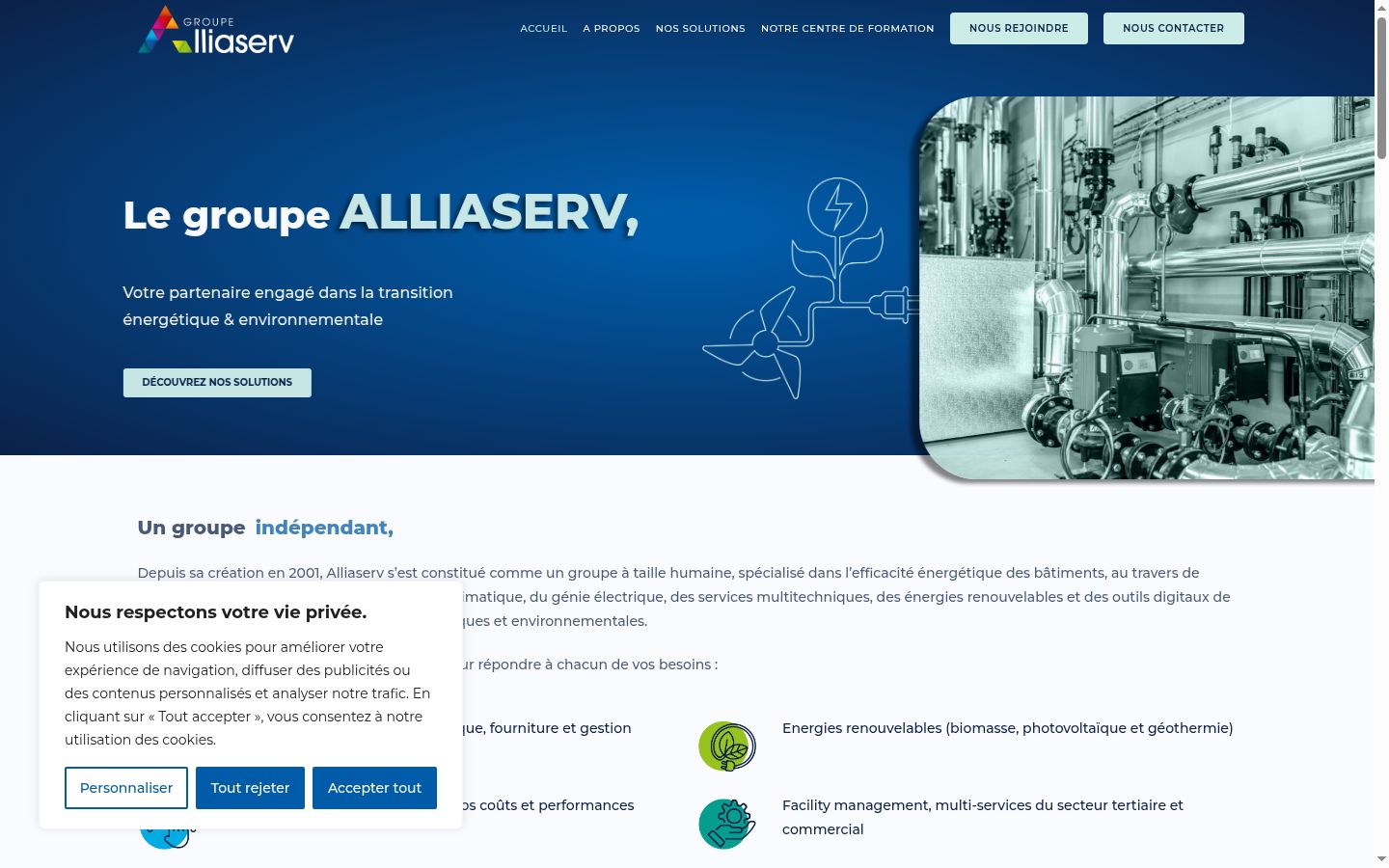 Screenshot tal-banner tal-kunsens muri qabel kwalunkwe interazzjoni