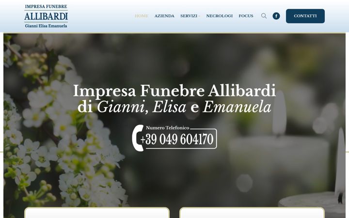 Screenshot of allibardiimpresafunebre.com