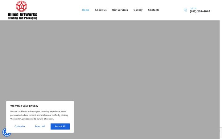 Zrzut ekranu alliedartworks.com