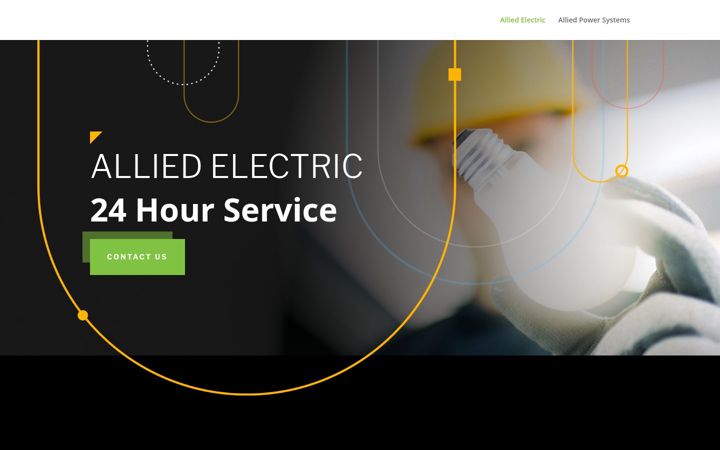 Screenshot of alliedelectric.ca