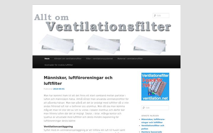 Screenshot of alliedfilter.fr