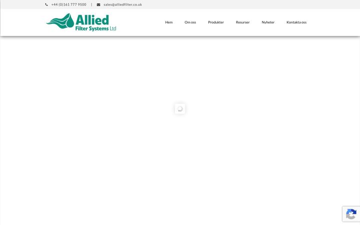 Screenshot di alliedfilter.se