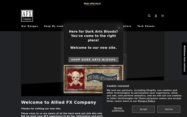 Screenshot of alliedfxco.com