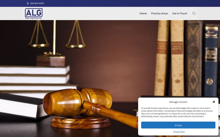 Screenshot of alliedlegalgroup.com