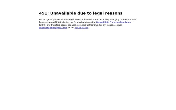 Screenshot di alliednews.com