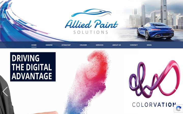 Screenshot di alliedpaint.co.za