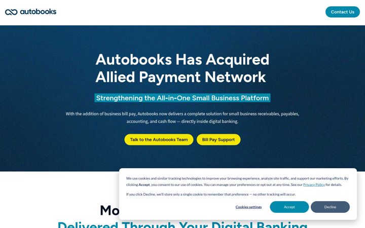 Screenshot of alliedpayment.com
