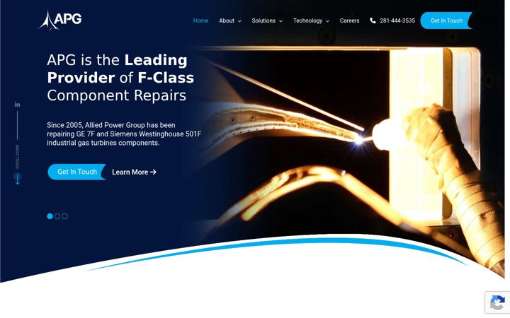 Screenshot of alliedpg.com