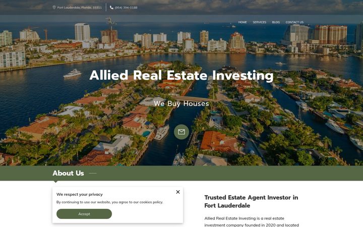 Screenshot di alliedrealestateinvesting.com