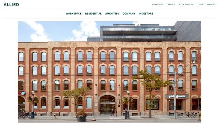 Screenshot di alliedreit.com