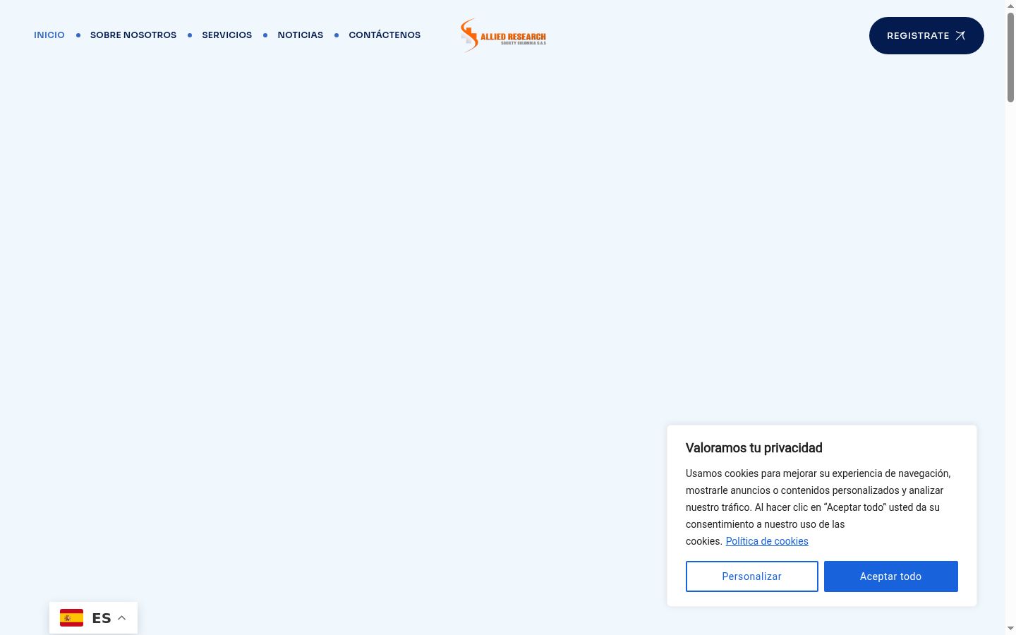 Snímek obrazovky baneru souhlasu zobrazeného před jakoukoli interakcí