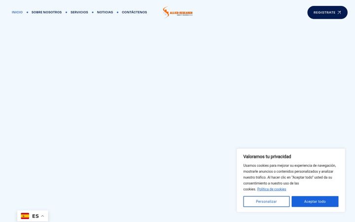 Screenshot of alliedresearchcol.com