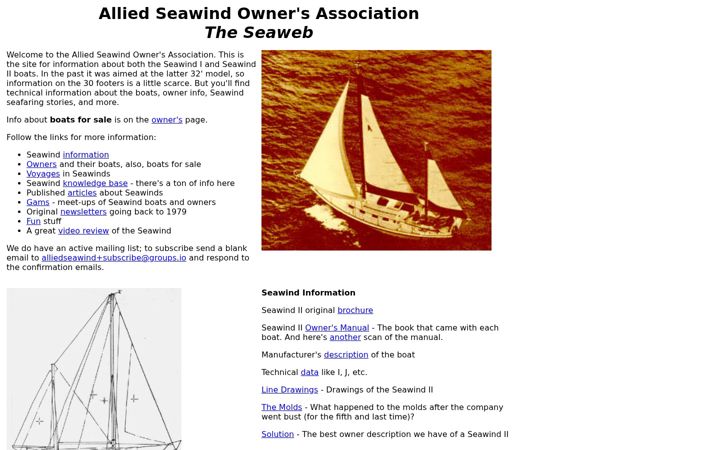 Screenshot of alliedseawindii.org