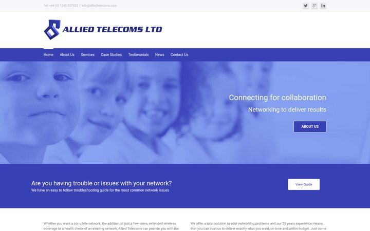 Screenshot of alliedtelecoms.com
