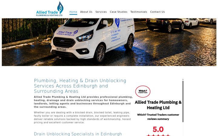 Screenshot van alliedtradeservices.co.uk