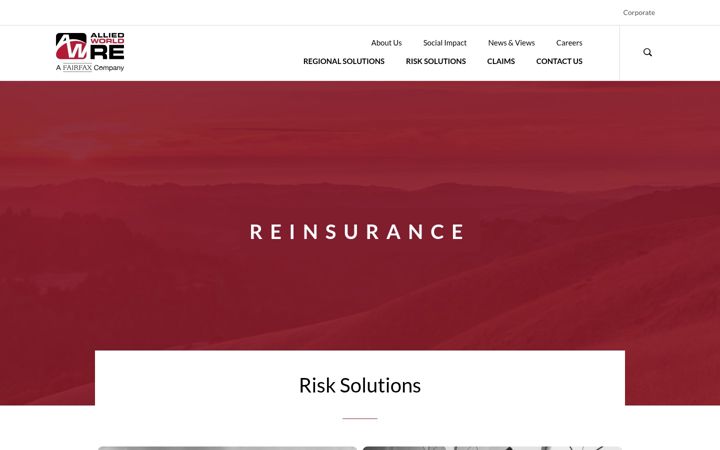 Screenshot of alliedworldre.com