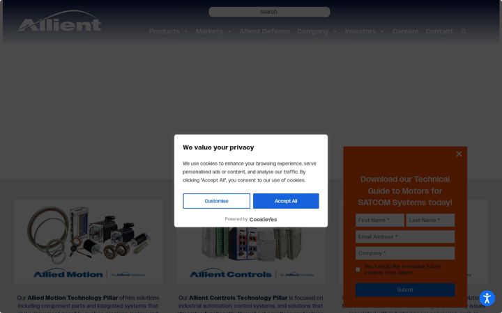Screenshot of allient.com