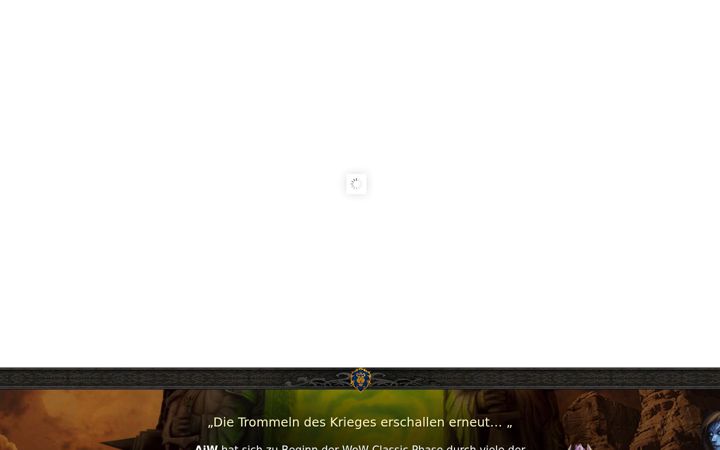 Screenshot von alliesimwunderland.de
