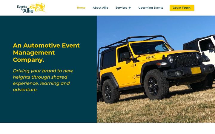 Screenshot of allievmarsh.com