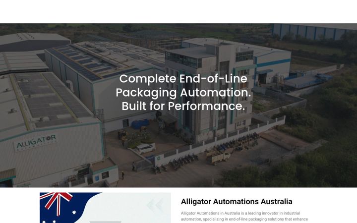 Snímek obrazovky alligatorautomations.com.au