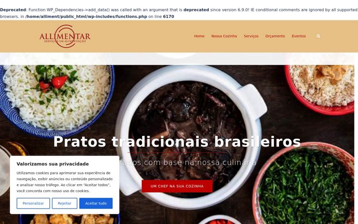 Screenshot von allimentar.com.br
