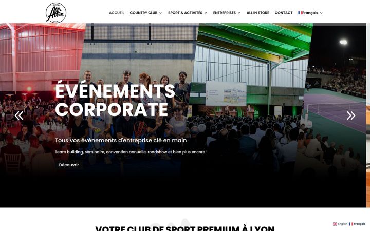 Screenshot di allin-countryclub.com