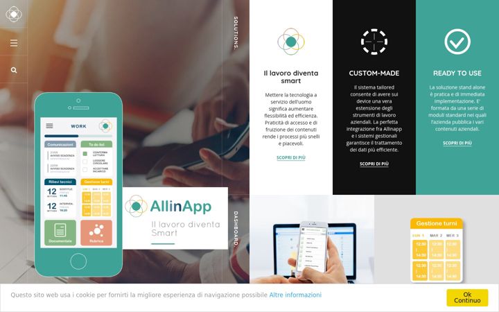 Screenshot of allinapp.it
